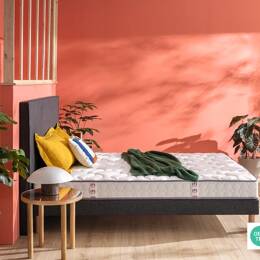 Matelas 120 x 200 cm blanc - Merinos Happy Lit