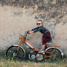 Jupe enfant velours bordeaux ZELIE