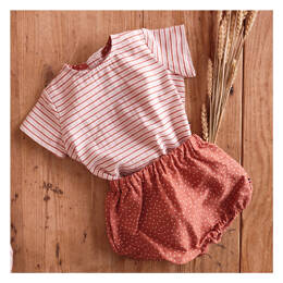 Bloomer lin à pois sienne ROMARIN