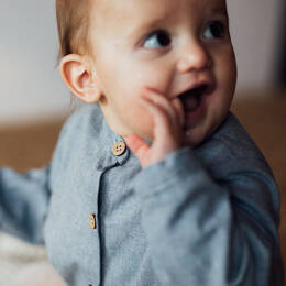 Chemise garçon bleu CEDRAT