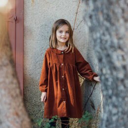 Robe fille velours GAZANIA