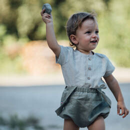 Tshirt garçon lin BADIANE