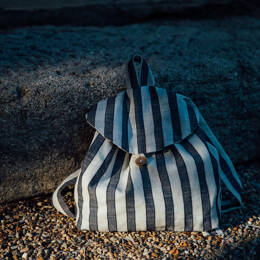 Sac à dos enfant rayures lin GENET