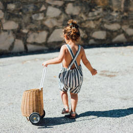 Salopette enfant rayures ORIGAN