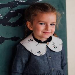 Col enfant fleuri amovible DAHLIA