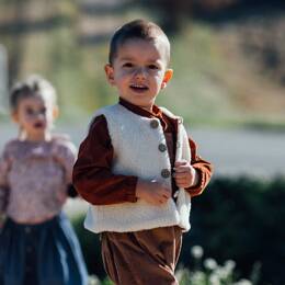 Gilet berger enfant reversible CHÊNE