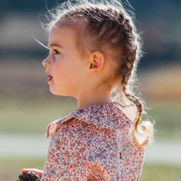 Blouse à fleurs enfant LAURIER