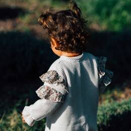 Combinaison bébé nid d'abeille écru ORPIN