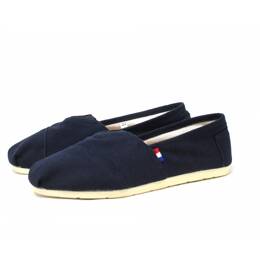 Espadrille bleu marine coton recyclé