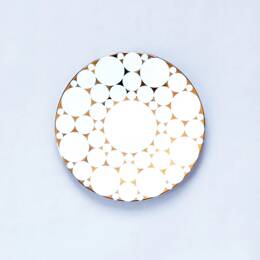 MANIÉRISTE, l'assiette à dessert - Or brillant