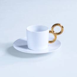 MANIÉRISTE, la tasse à thé - Or brillant