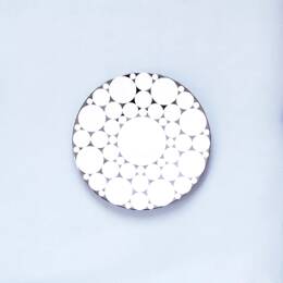 MANIÉRISTE, l'assiette à dessert - Platine