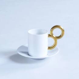 MANIÉRISTE, la tasse à café - Or brillant