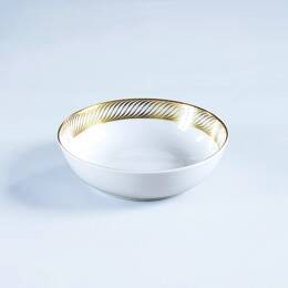 VERTIGE OR MAT - Assiette calotte 16,4cm