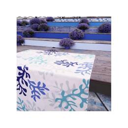 Chemin de table Corail bleu