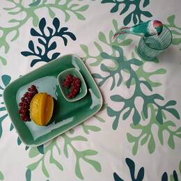 Nappe enduite Corail vert