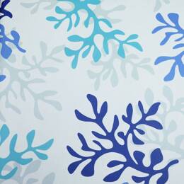 Serviettes Corail Bleu - Lot de 2
