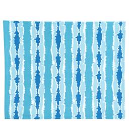 Set de table enduit Ikat turquoise