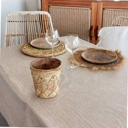 Chemin de table Bambou taupe