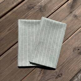 Serviettes Bambou Vert - Lot de 2