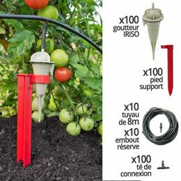 Kit arrosage goutteurs IRISO x100