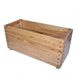 Bac jardinière en chataigner 100x45x50cm