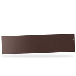 Bordure en acier à l'unité 99x24.5cm - Marron