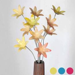 Fleurs décoratives artisanales en acier