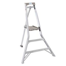 Echelle fruitière tripode Mimax3 aluminium avec plateforme de cueille - H.1,41 m