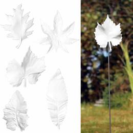 Tuteur feuille décoratif en porcelaine