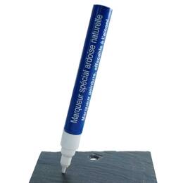 Marqueur feutre blanc à l'alcool pour étiquette ardoise