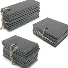 Etiquette ardoise rectangulaire