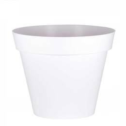 Grand pot de fleurs XXL Blanc - Diam. 100cm x haut. 80cm 356L