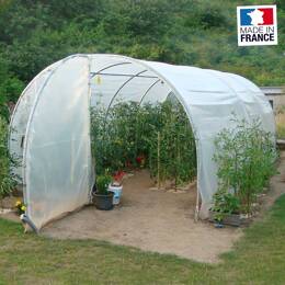 Grande serre tunnel de jardin 2 portes 3m x 6m - 18m2
