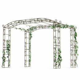 Tonnelle élargie en fer 4 pieds Pagode 8m2