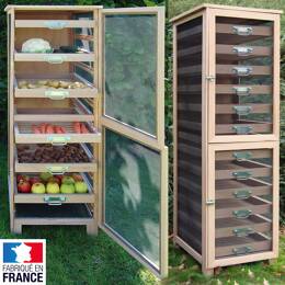 Meuble Légumier fruitier en bois 6 tiroirs