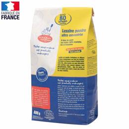 Lessive en poudre écologique Bio sans huile de palme - 800g