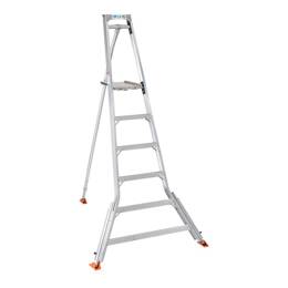 Echelle tripode Mimax+6 sécurisée - H.3,30m - 3 pieds ajustables