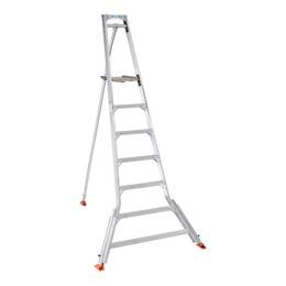 Echelle tripode Mimax+7 sécurisée - H.3,55m - 3 pieds ajustables