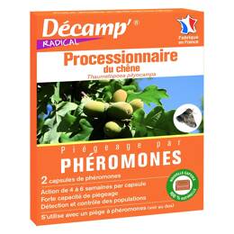 Phéromone contre la chenille processionnaire du chêne - 2 capsules, 3 mois de protection