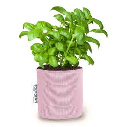 Pot de fleur extérieur en textile recyclé 15cm - Rose