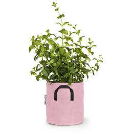 Pot de fleur extérieur en textile recyclé 20cm - Rose