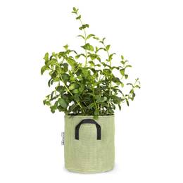 Pot de fleur extérieur en textile recyclé 20cm - Vert