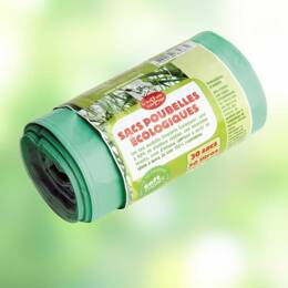 30 sacs poubelle eco plastique 30L