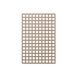 Treillage en bois L.1,5m x l.1m - bois naturel- panneau rectangle, maille carrée 75mm