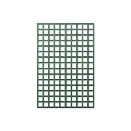 Treillage en bois L.1,5m x l.1m - vert- panneau rectangle, maille carrée 75mm