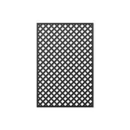 Treillage en bois maille losange 47mm 1m x 1.50m NOIR