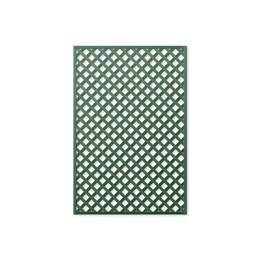 Treillage en bois L.1,5m x l.1m - vert- panneau rectangle, maille losange 47mm