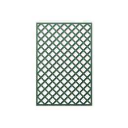 Treillage en bois L.1,5m x l.1m - vert- panneau rectangle, maille losange 75mm