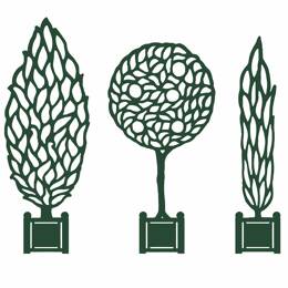 Silhouette murale Arbre